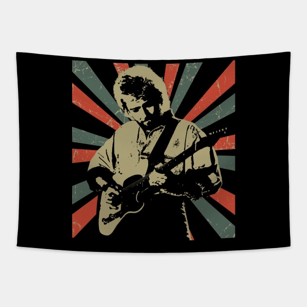 Keith Whitley || Vintage Art Design || Exclusive Art Tapestry by Setipixel