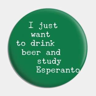 Beer & Esperanto Pin