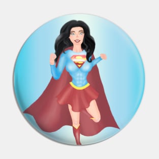 Lois Lane save the world as Superwoman Pin