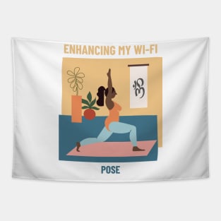 Enhancing My Wi-Fi Yoga Pose Tapestry