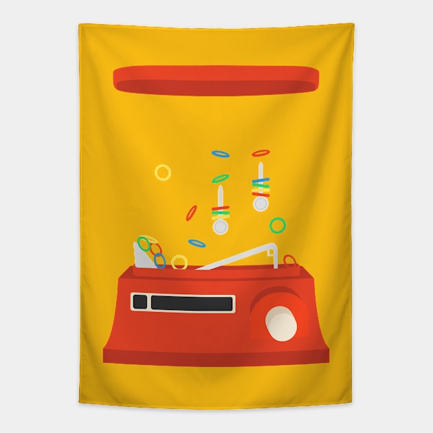 Your Favorite Water Toy Tapestry by Plan8