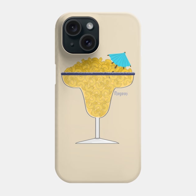 Margaroni Mac And Cheese Margarita Phone Case by Punderstandable