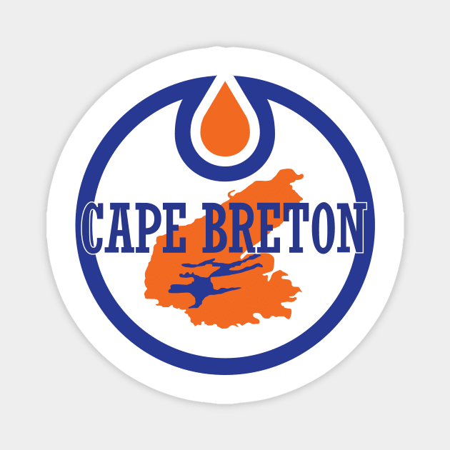 Cape Breton Oilers Magnet by MindsparkCreative