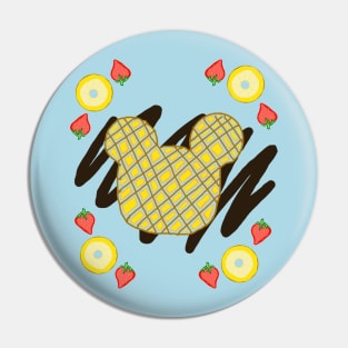 Bear shaped waffle Pin