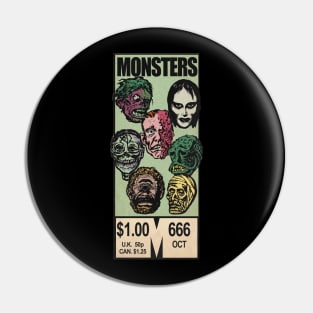 The Marvelous Age of Monsters Pin