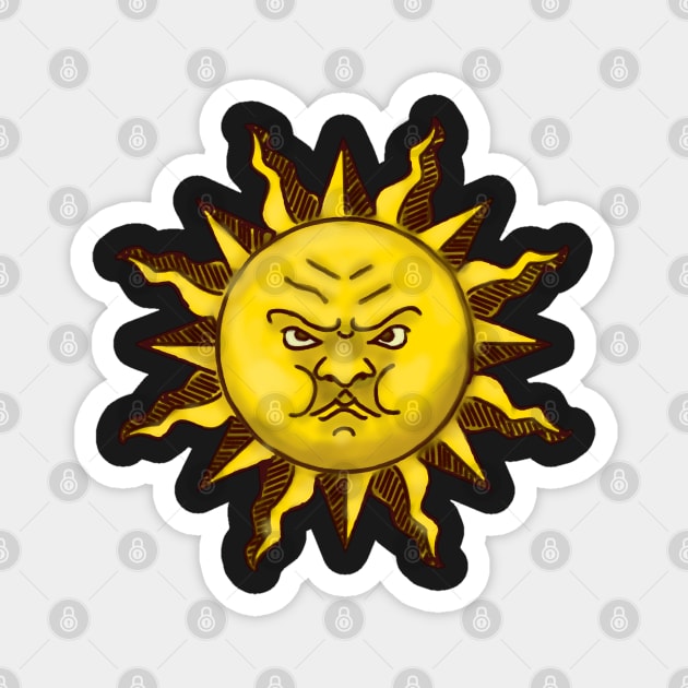 Averland Sun Heraldry Inspired by Fantasy Battles Magnet by SolarCross