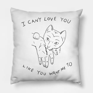 Bite The Hand That Feeds - Illustrated Lyrics Pillow