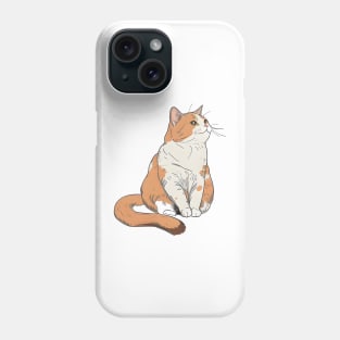 Cat Thinking About Life - Funny Cats Phone Case