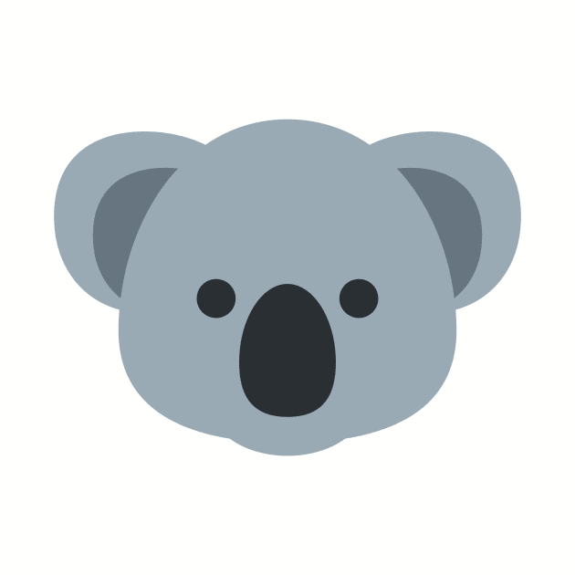 Cute Koala - Emoji Style by digitkings