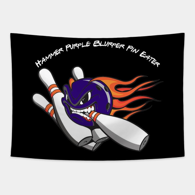 Hammer Purple Ball Tapestry by DRP Designs