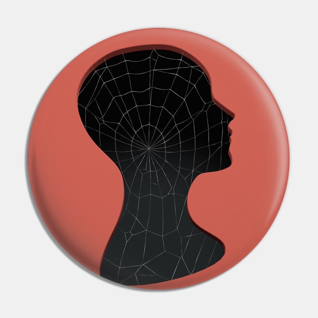 Blender Emptiness Face Pin by HannahStormf