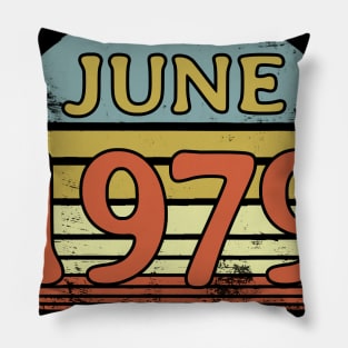 Born June 1979 40th Birthday Gifts Pillow