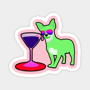 Green Chihuahuas and Champagne Magnet