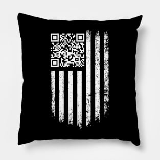 Trump Dance QR America Flag Pillow