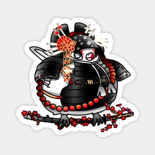 Geisha Samurai Chonk Magnet