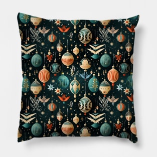 Baubles christmas tree Pillow