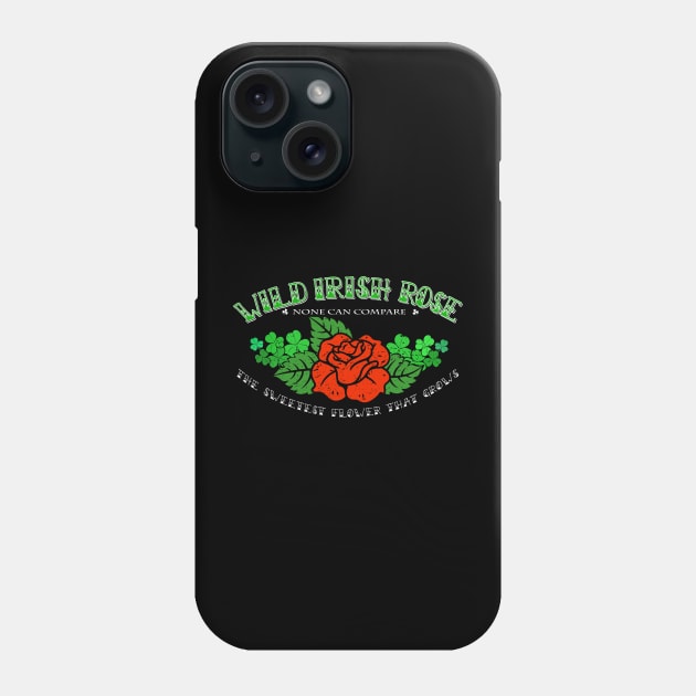 Wild Irish Rose Phone Case by Tip-Tops