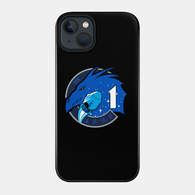 SpaceX Crew-1 Falcon 9  Logo High Resolution - Astronaut - Phone Case