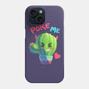 Poke Me Cactus Phone Case