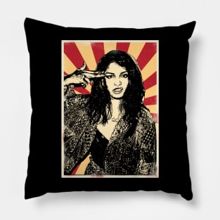 Retro Vintage M.I.A Rapper Pillow