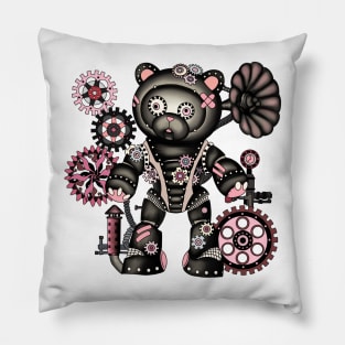 Steampunk teddy bear Pillow