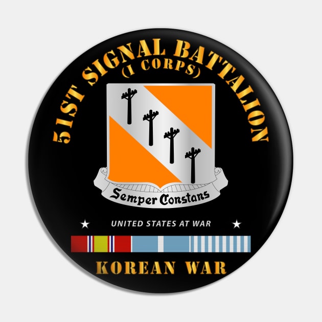 51st Signal Battalion - Korean War Pin by twix123844