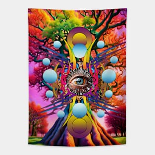 Cosmic Tree Tapestry