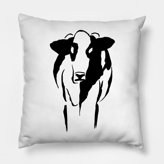 cow Pillow by Wolf Line Design