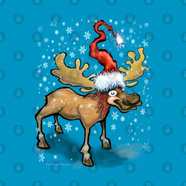 Merry Christmoose by Kevin Middleton