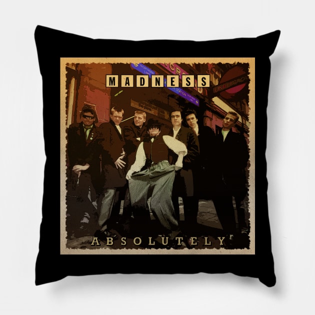 Baggy Trousers Groove - Dance to the Madness Beat on a T-Shirt Pillow by Anime Character Manga