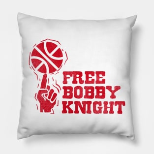 Vintage 70s Free Bobby Knight Pillow