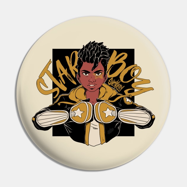 STAR BOY Colour Pin by Simkray