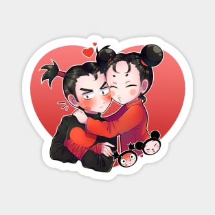 Pucca x Garu Heart Magnet