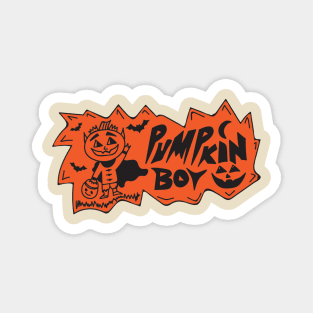 Pumpkin Boy Magnet