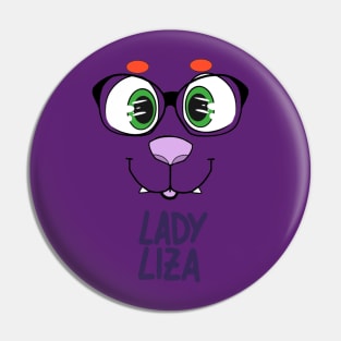 Lady Liza Face Pin