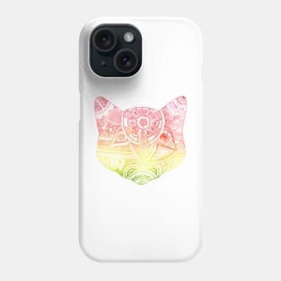 Henna style cat Phone Case