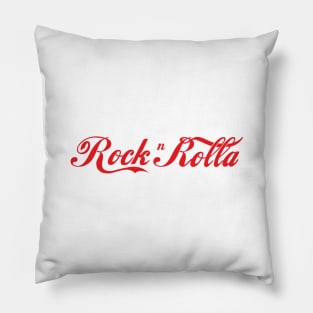 Rock n Rolla (red print) Pillow