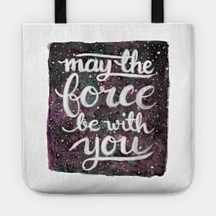 May The Force Be With You - Magenta Tote