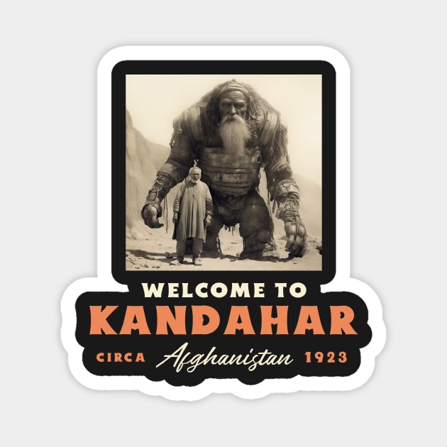 Kandahar circa 1923 Magnet by Popstarbowser