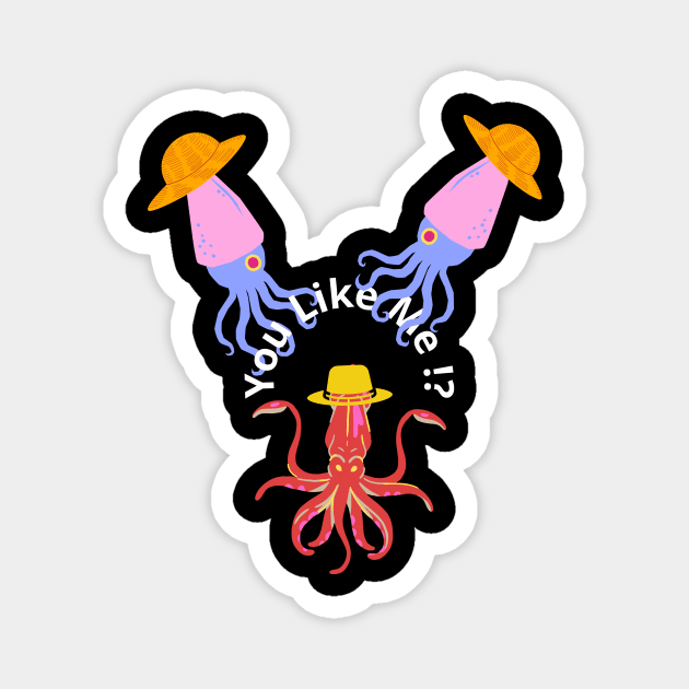 squid adventure Magnet by King