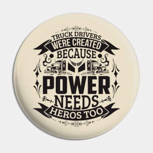 truck drivers Pin