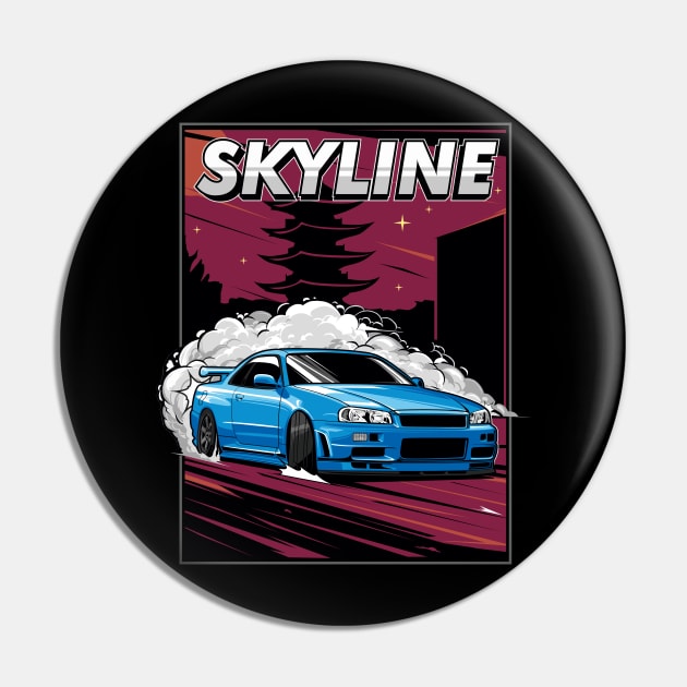 Nissan Skyline Drift Pin by JDMAPEX