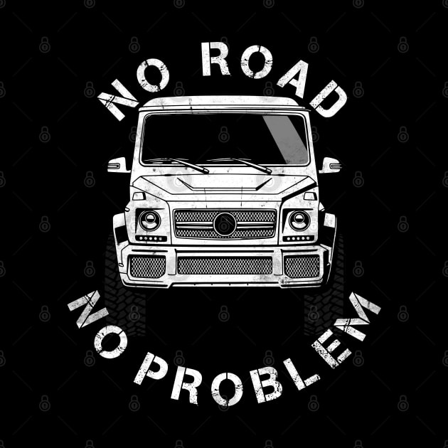 No road no problem - G Wagon Klasse Offroad 4x4 SUV by Automotive Apparel & Accessoires