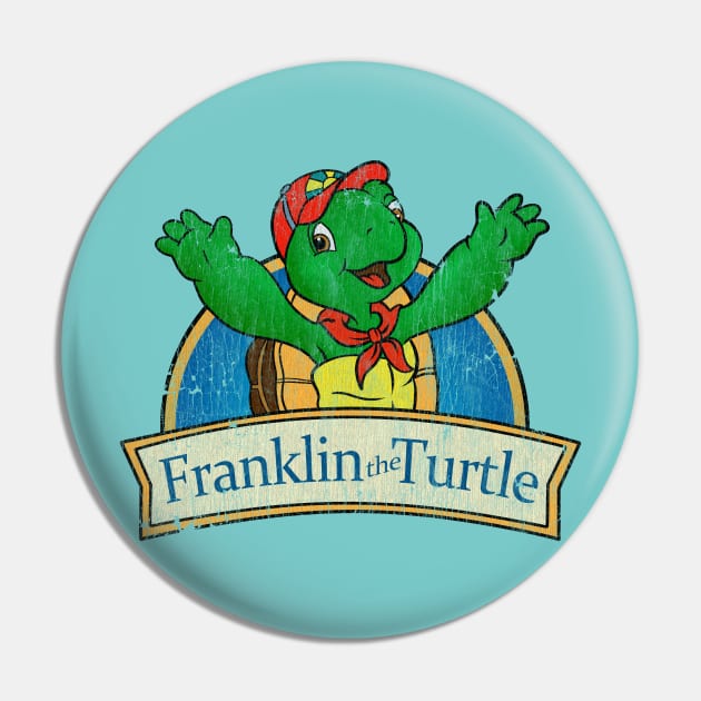 Vintage Franklin the turtle Pin by OniSide