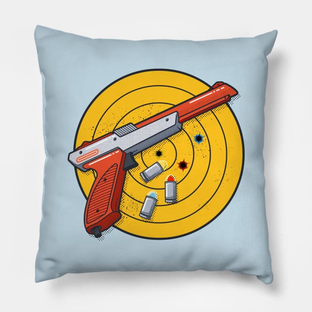 Vintage gamer Pillow by redwane