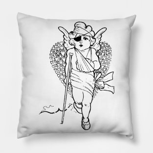 wounded cupid Pillow