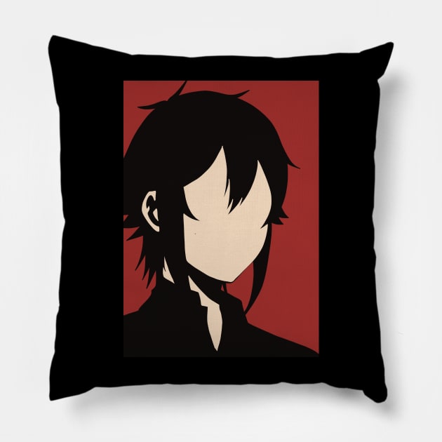 TOMO AIZAWA MINIMALIST DESIGN FROM TOMO CHAN IS A GIRL ANIME Pillow by Animangapoi