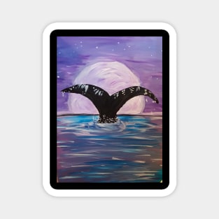 Whale of a tale Magnet