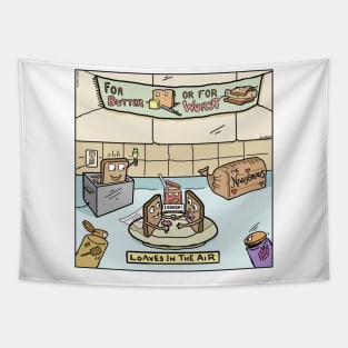 Loaves In The Air Tapestry