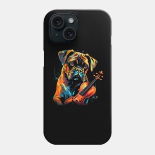 Boxer Playing Violin Phone Case